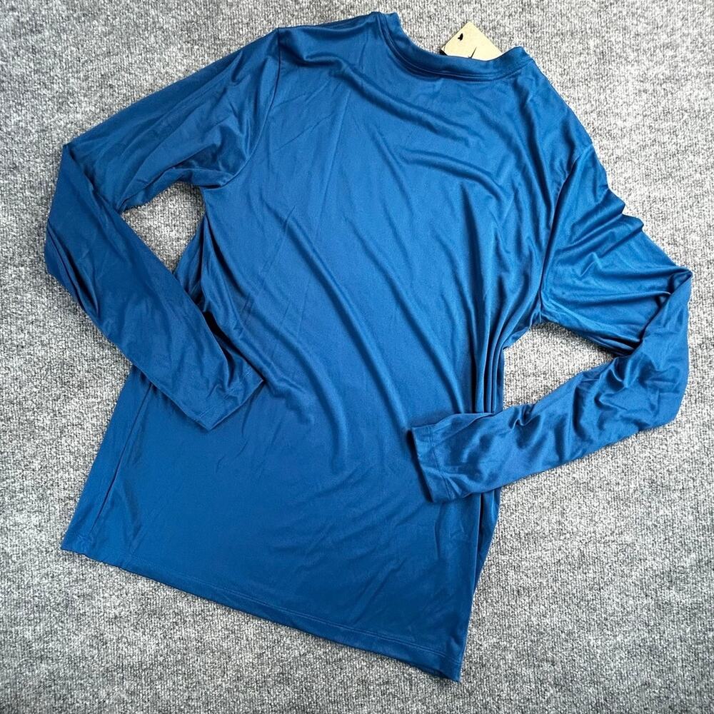 Nike Iowa Wolves G League Basketball Blue Long Sleeve Shirt Men’s L Tall NWT - Picture 2 of 9
